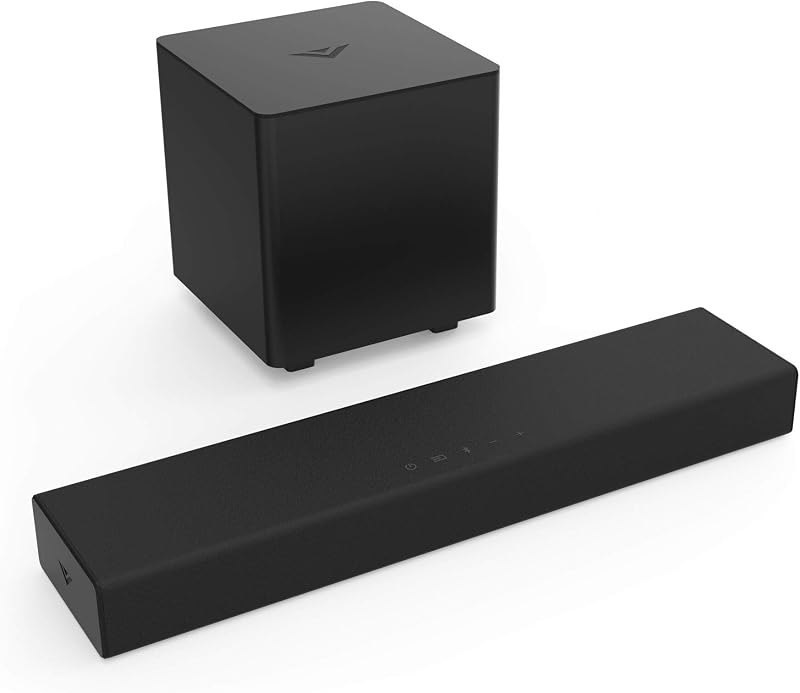 Sound Bar for TV, 20” Surround Sound System for TV, 2.0 Channel Home Theater with Bluetooth, Compact Home Audio Sound