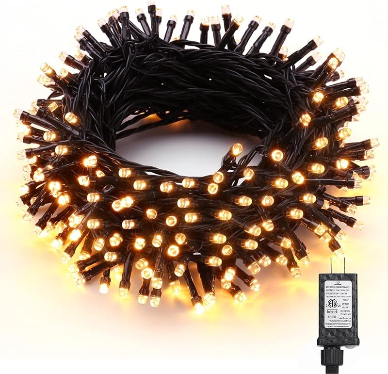 Brizled Outdoor Christmas Lights, 78.74 ft 240 LED Warm White String Lights — best christmas warm white string lig for