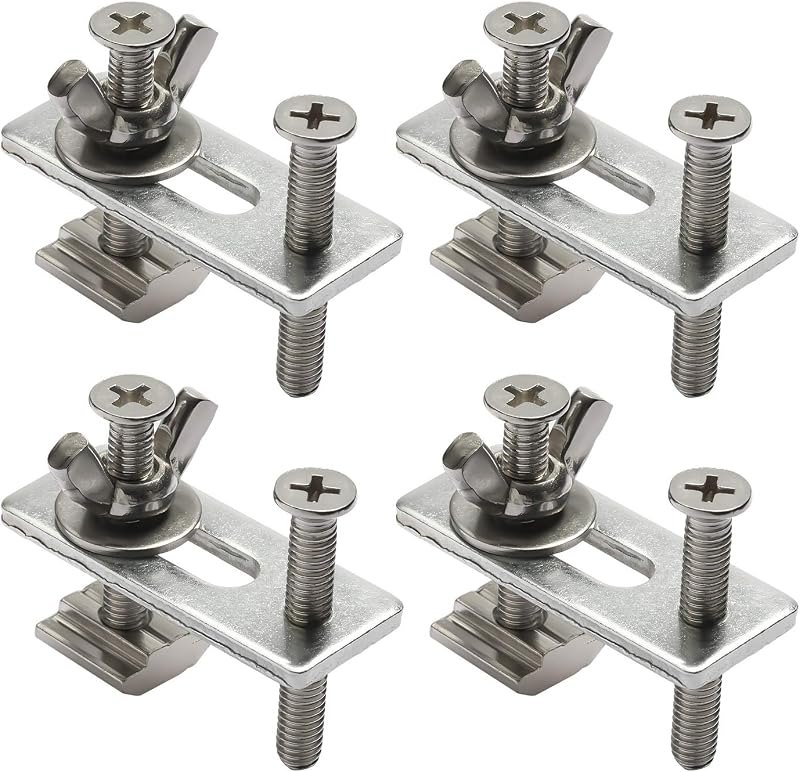 Genmitsu 4PCS T-track Mini Hold Down Clamp Kit, Compatible with 3018-PRO/3018-MX3/3018-PROVer CNC Router Machine — CNC
