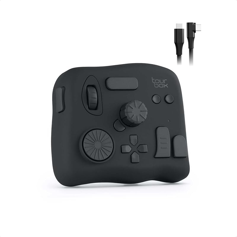 TourBox NEO - Editing Controller, Desktop Creative Multi-Control, Wired — Media players like VLC, image editor for