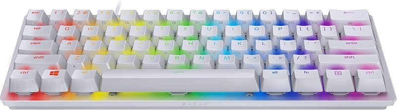 Razer Huntsman Mini 60 Percent Wired Optical Clicky Switch Gaming Keyboard with Chroma RGB Backlighting, PBT Keycaps