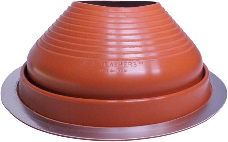 Flashers #8 Silicone Round Metal Roof Pipe Flashing, 7" to 13" — best roofing ridge vents for roofing ridge vents