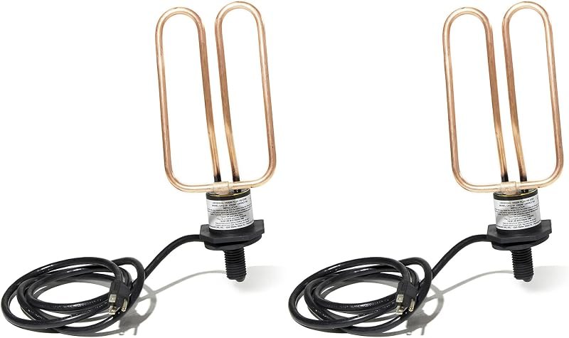Farm Innovators UPH-15 Universal Water Tank Heater 1500 Watt Drain Plug De-Icer, Fits All Tanks (2 Pack) — stock tank