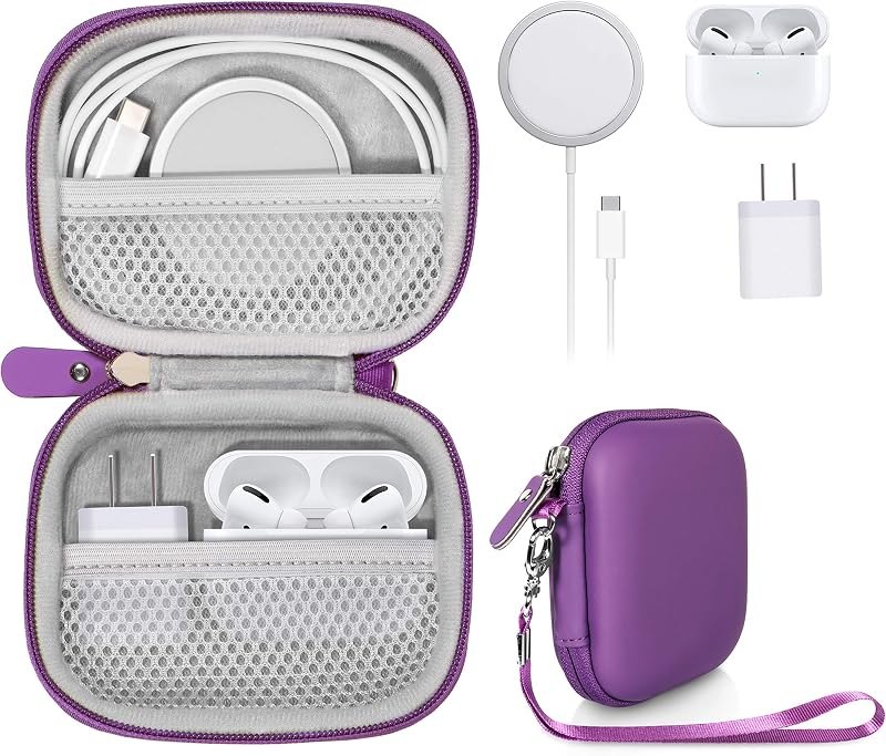 All-in-One Case for iPhone MagSafe Charger & Battery Pack, Storage for Accessories/Power Adapter/Charge Cable/Docks