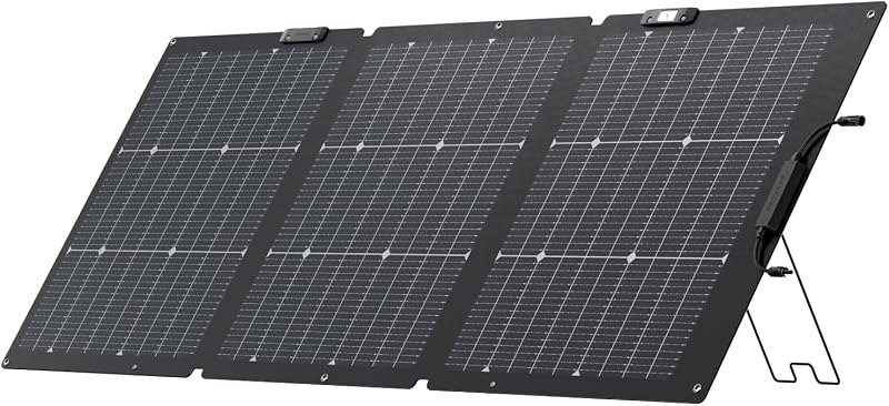 EF ECOFLOW 160 Watt Portable Solar Panel for Power Station, Foldable Solar Charger with Adjustable Kickstand