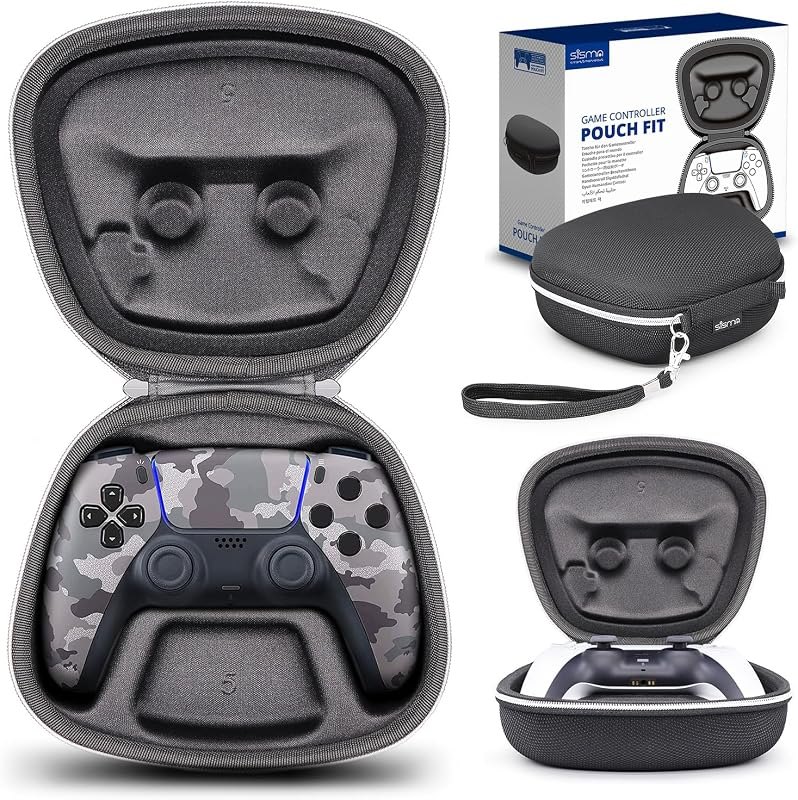 sisma Protective Case Compatible with PS5 DualSense Wireless Controller — playstation PS5 controller case for