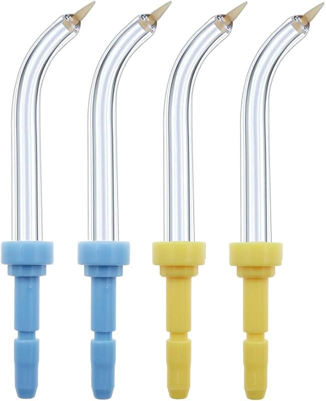 Replacement Periodontal/Pocket Tips Compatible with Waterpik Water Flossers and Other Brand Oral Irrigators (4-Pack) —