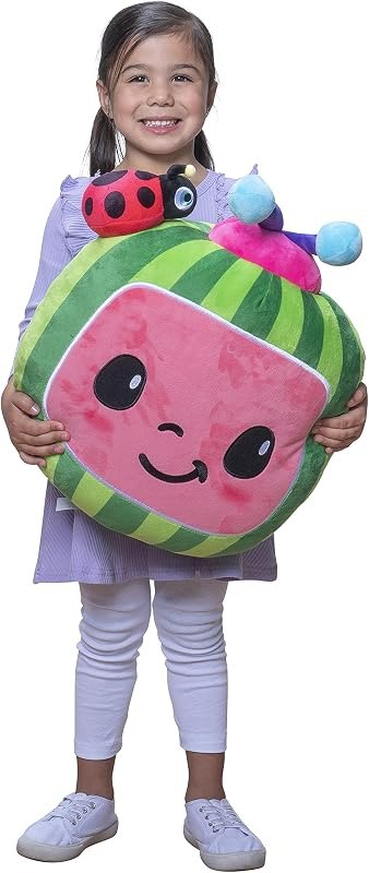 CoComelon Pillow Plush, 18” - Soft, Cuddly, Snuggly, Extra Large Pillow - Toys for Kids, Toddlers, and Preschoolers —