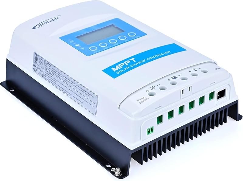 EPEVER XTRA4215N Series MPPT Solar Charge Controller, 40A Max Charge/Discharge, High-Efficiency Energy Conversion