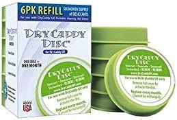 DryCaddy UV Disc - 6 Pack — best desiccant dehumidifier for desiccant dehumidifier