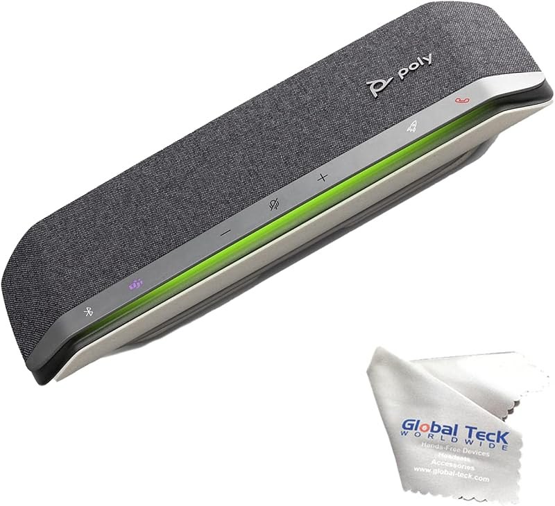 Poly Sync 40 (Plantronics) Teams Speakerphone - Smart Conferencing Speaker for Streaming Voice, Video, 20 Hour
