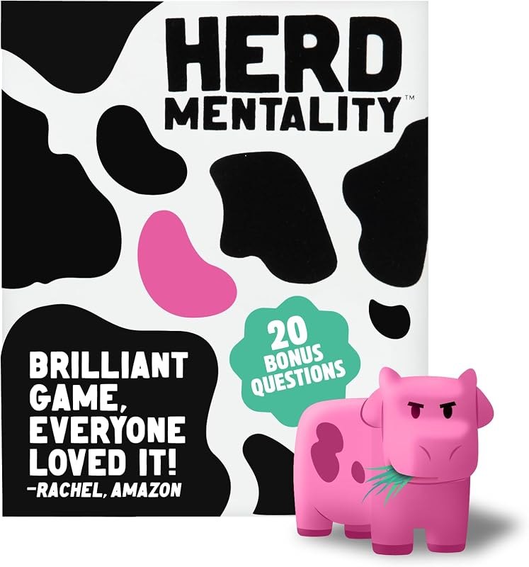 Herd Mentality Udderly Funny Family Board Game, Ages 10+ — Amazon Games to keep you entertained for games keep you