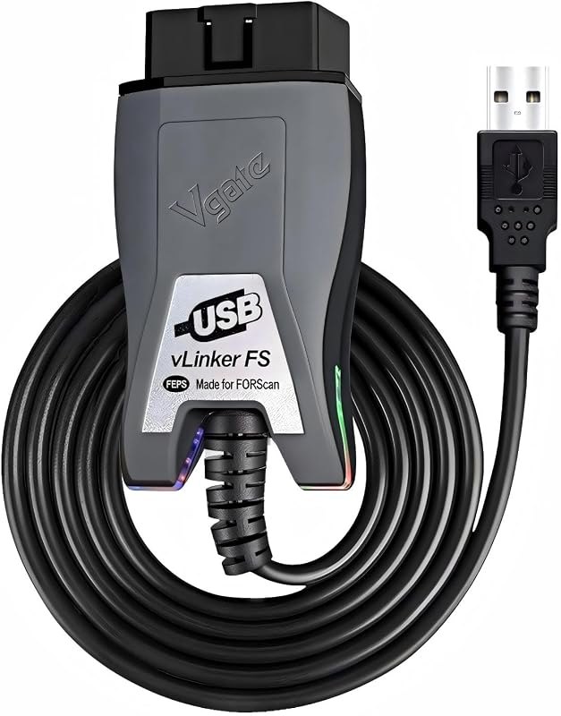 Vgate vLinker FS OBD2 USB Adapter for FORScan HS/MS-CAN, Auto Switch — obd2 bluetooth for obd2 bluetooth