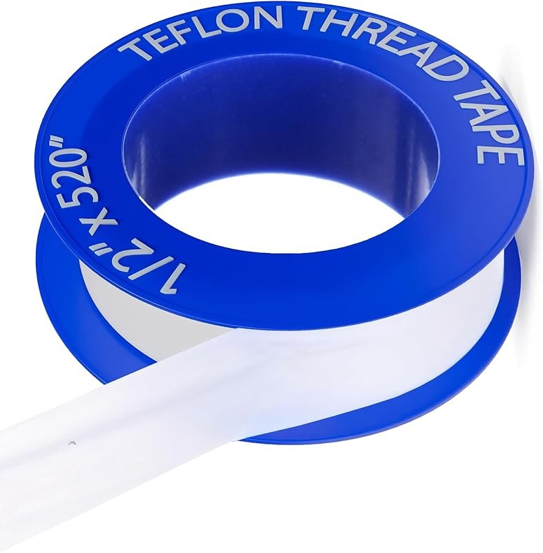 Plumbers PTFE Pipe Sealant Tape, 5.5mil Thick, Flex Seal Tape Waterproof, -212 to 500 Degree F Temperature Range