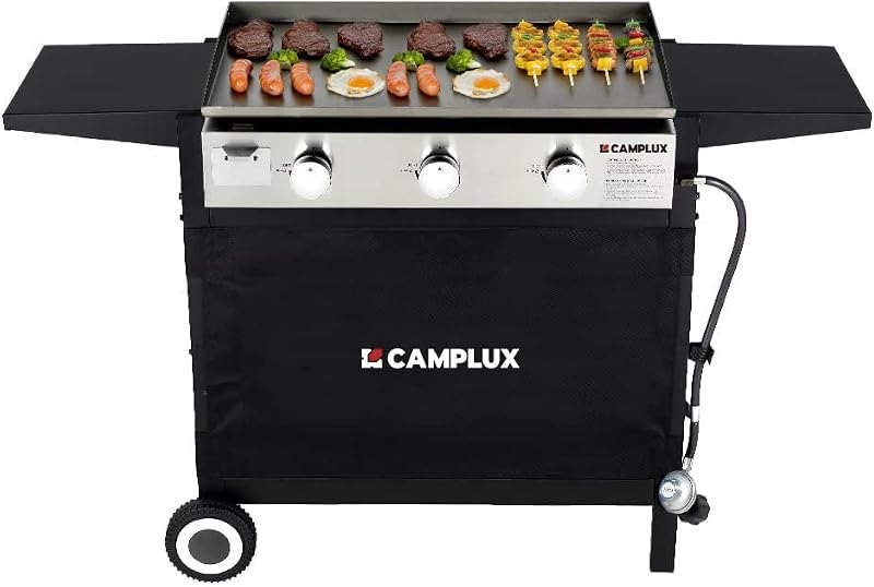 CAMPLUX Flat Top Griddle, Propane gas outdoor grill Griddle Cooking Station for Camping,BBQ,Tailgating or Picnicking