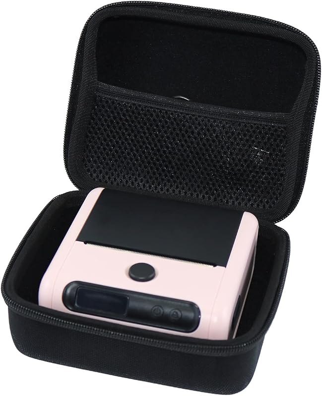 Hard Travel Case for Phomemo M200 Label Maker - Cube WiFi Bluetooth Thermal Label Printer 3 Inches 80mm 2021 Upgrade