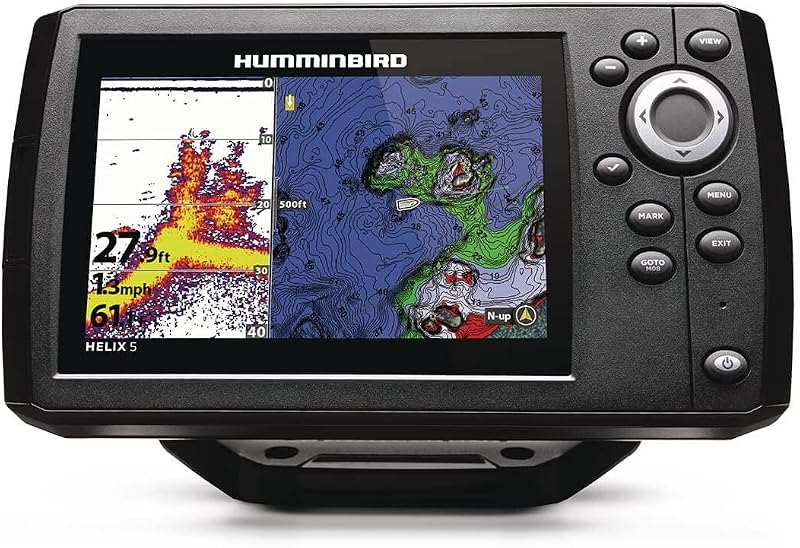 Humminbird 411660-1 Helix 5 Chirp GPS G3 Fish Finder — fish finder transducer for fish finder transducer