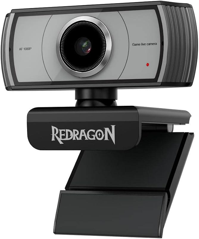 Redragon Webcam Gamer and Streamer Apex 2 1080p GW900-1 — 1080p webcam for 1080p webcam