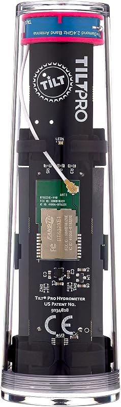 Tilt Pro Wireless Hydrometer and Thermometer Pink: Patented Brewing Technology for Professional Brewers with High