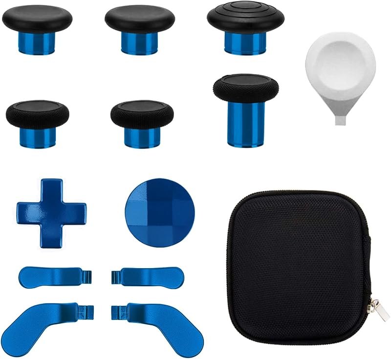 13 in 1 Metal Thumbsticks for Xbox One Elite Series 2, Elite Series 2 Core Controller Parts, Gaming Accessory