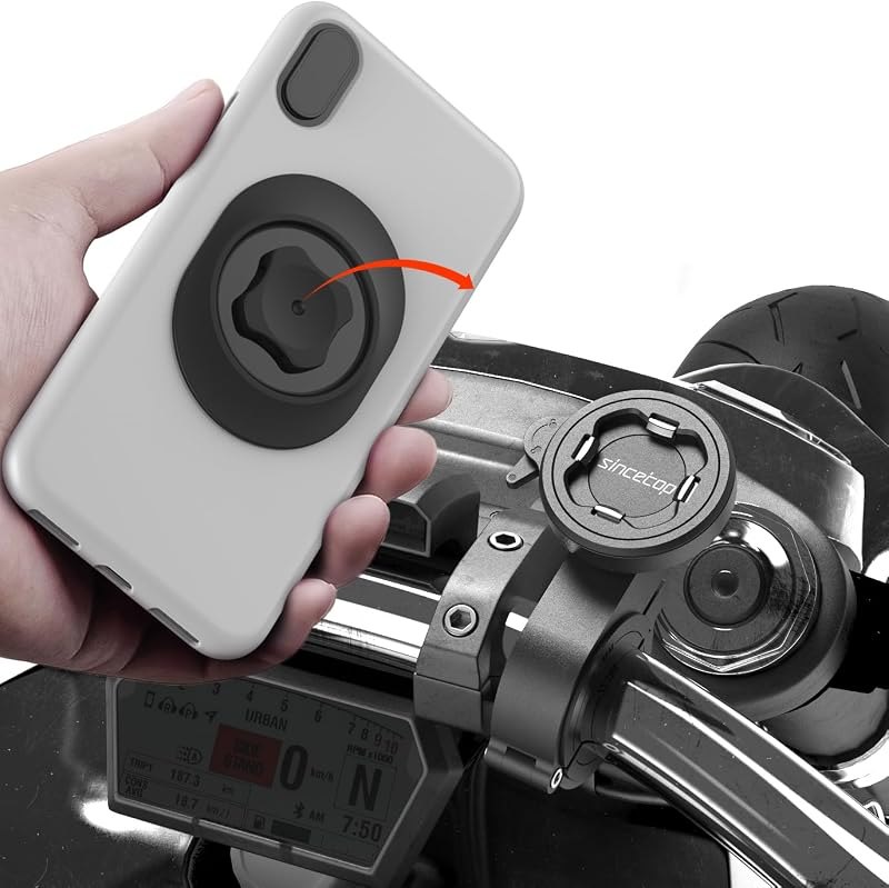 Aluminum Bike Phone Mount,Out Front Motorcycle Handlebar Phone Holder — phone mount bike for phone mount bike