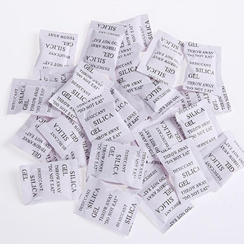 200 Pcs Food Grade Security Silica Gel Desiccant Pack Moisture Absorber Dehumidifier (Size:200 pcs) — best desiccant