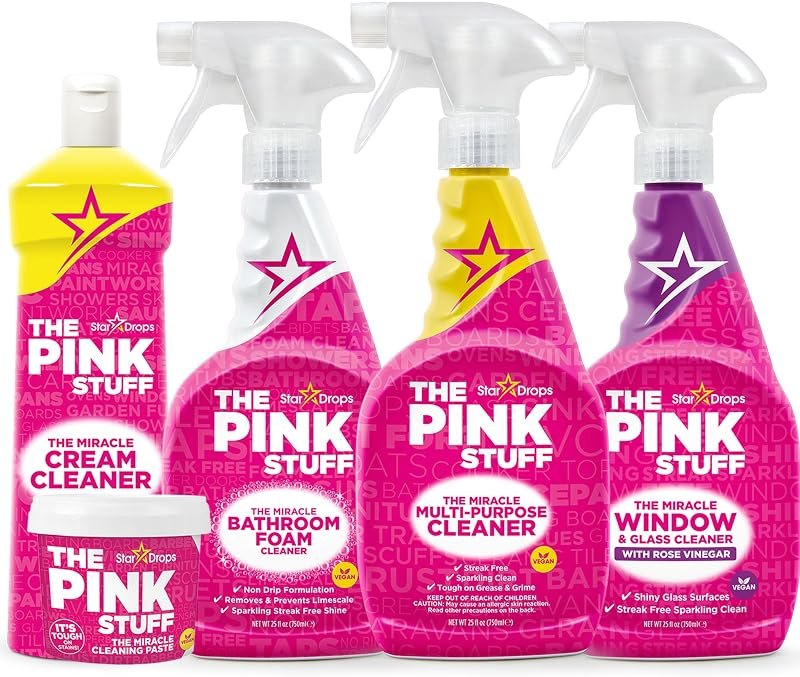 Stardrops The Pink Stuff Miracle Complete All-Purpose Home Cleaning Kit — best Chemicals and home supplies tha for