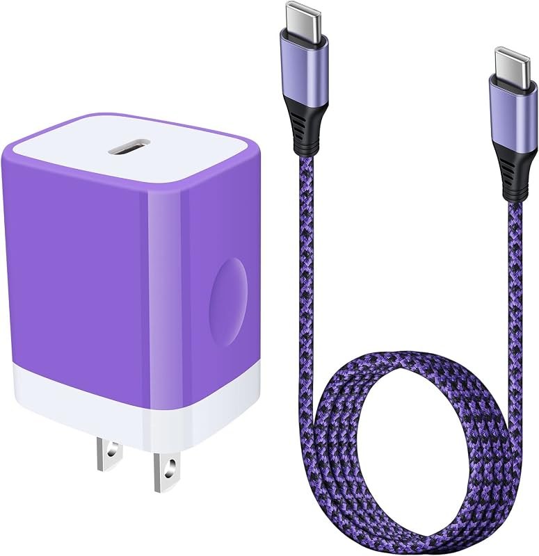 Type C Charger 20W Super Fast USB C Charger Block with 6FT Android Phone — charger for samsung galaxy fold charger