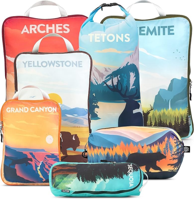 TRIPPED Travel Gear — compression for packing cubes rated