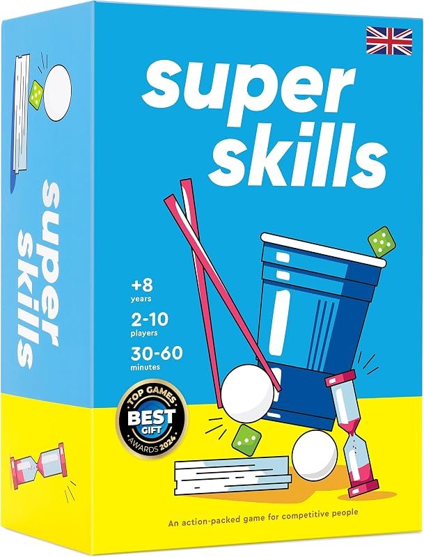 Super Skills - Action Game for Competitive People - Beat Your Friends at 120 Challenges - Fun Group Activity for