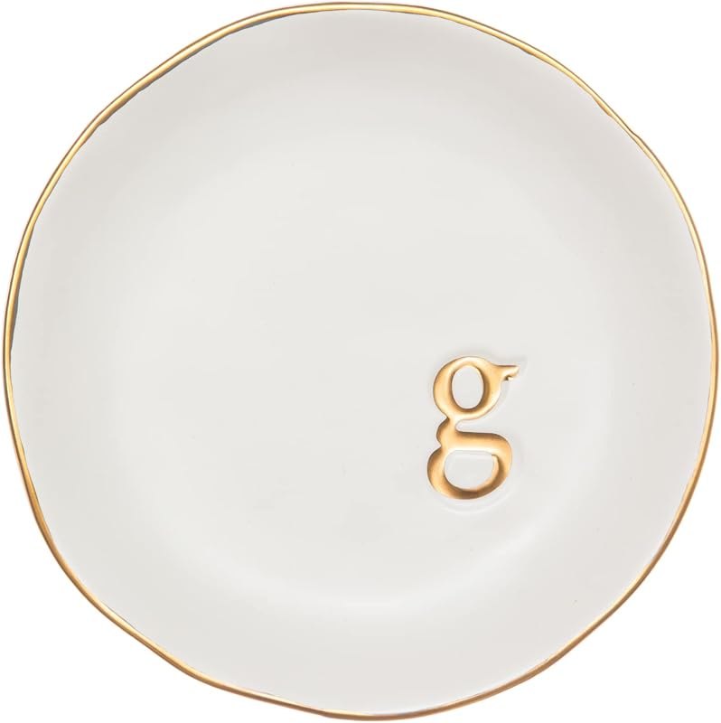COLLECTIVE HOME Ceramic Jewelry Tray, Trinket Dish, Gifts for Women (G) — The best gifts for your special vale for
