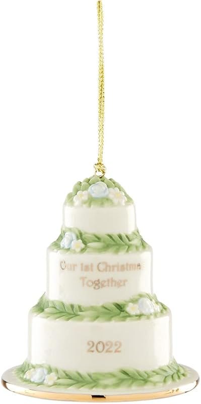 Lenox 893711 2022 Our First Christmas Together Cake Ornament — The best Christmas products for your for christmas