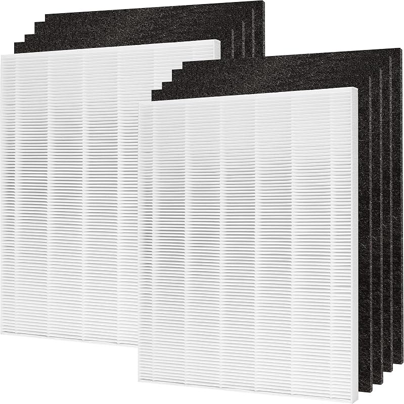 2-Pack D480 True HEPA Replacement Filter, Compatible with Winix D480 Air Purifier, Compare to Winix D4 Filter, Part