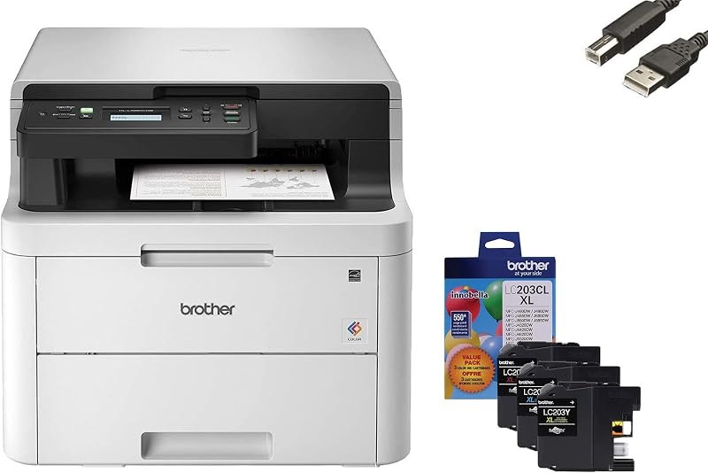 HL-L3290CDW Wireless Compact Digital Color Laser All-In-One Printer, Print Scan Copy, Duplex Printing-600x2400dpi