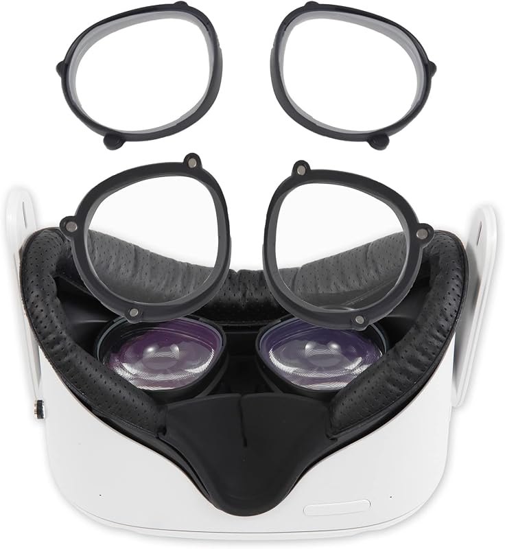 Anti-Blue Light Glasses for Oculus Quest 2/Meta Quest 3s Come with a Magnetic Alloy Frame and Anti-Blue Light Lens