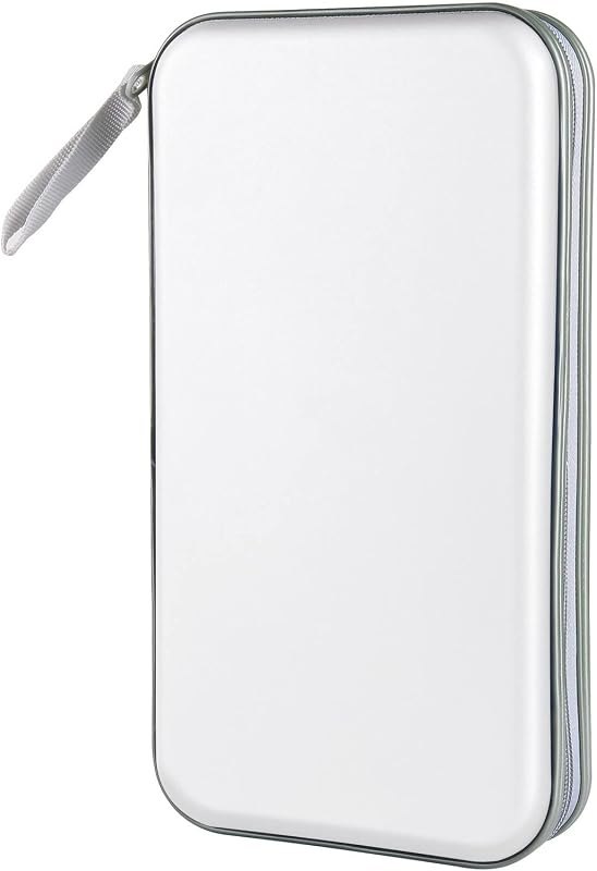 Siveit CD DVD Cases 96 Capacity Disc Storage Binder for Car(White) — white cleaning kit for white cleaning kit