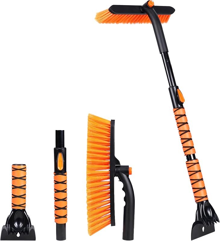 EcoNour 36" Extendable Snow Brush and Ice Scraper — snow ice scraper for snow ice scraper