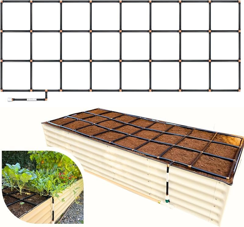 Garden Grid 3x8 — Hoses, pruners, and beds that surviv for hoses pruners beds survive