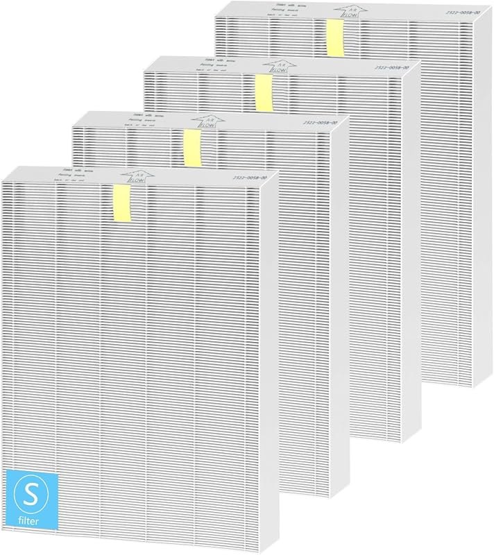 4 Pack C545 True HEPA Replacement Filter S Compatible with Winix C545, B151, P150, 9300 Air Purifier, Replaces Filter