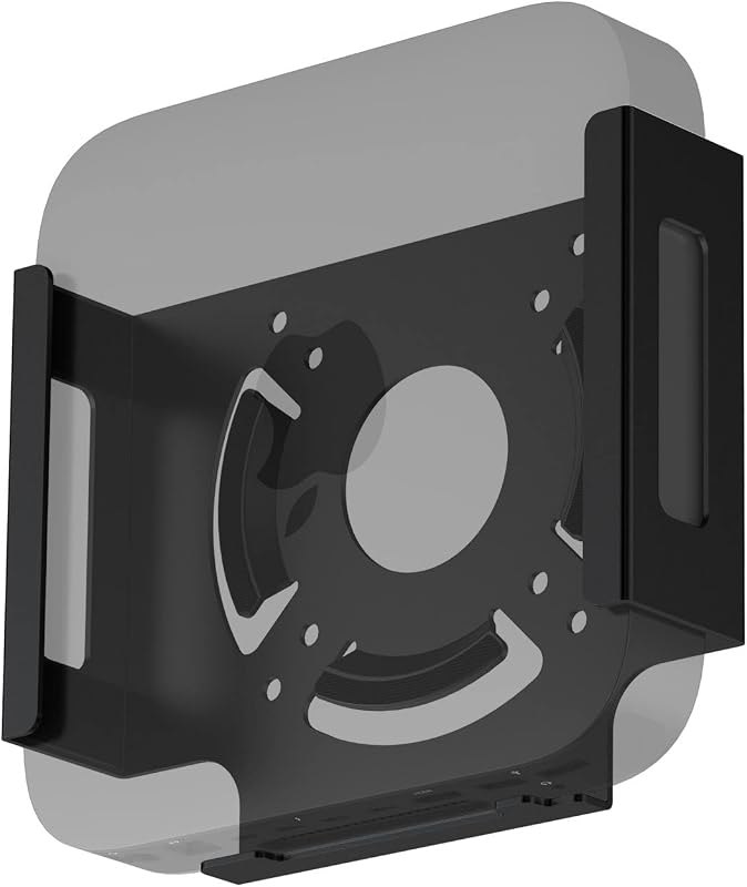 IFCASE Under Desk, Vesa, Wall Mount for Mac mini 2018-2023 M1 M2 (Black) — mini wall mount for mini wall mount