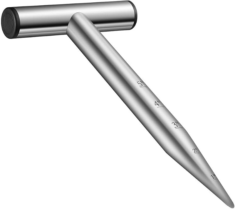 Sukiise Hand Dibber, Seed Dibber, Bulb Planter Tool, Seed Planter Tool, Hole Digger for Plant Labels, for Self