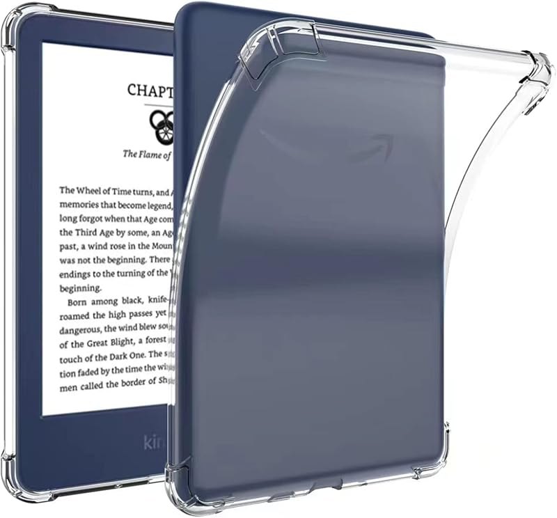 Clear Case for 6" Kindle 12th/11th Generation 2024/2022 TPU Cover — Kindle clear case amazon for kindle clear case