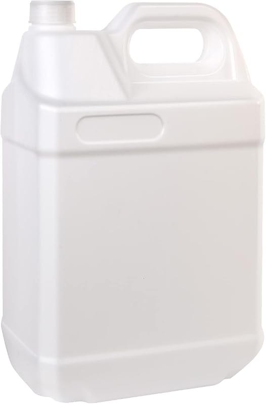1 Pack 2.5 Gallon Clear Plastic Jugs with Lids for Water, Beverage — water storage container 5 gallon for water