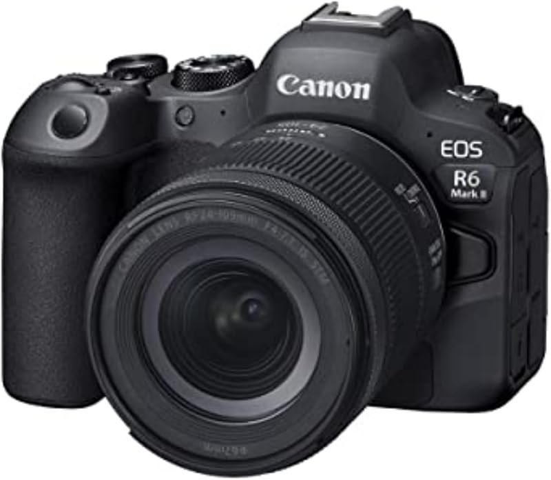 EOS R6 Mark II Mirrorless Camera RF24-105mm F4-7.1 is STM Lens Kit, Full-Frame Hybrid Camera, 24.2 Megapixel CMOS
