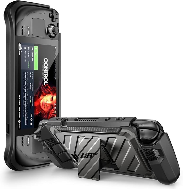 SUPCASE for Steam Deck/Steam Deck OLED Case (2022/2023) with Stand, Dark — handheld Steam Deck case for handheld steam