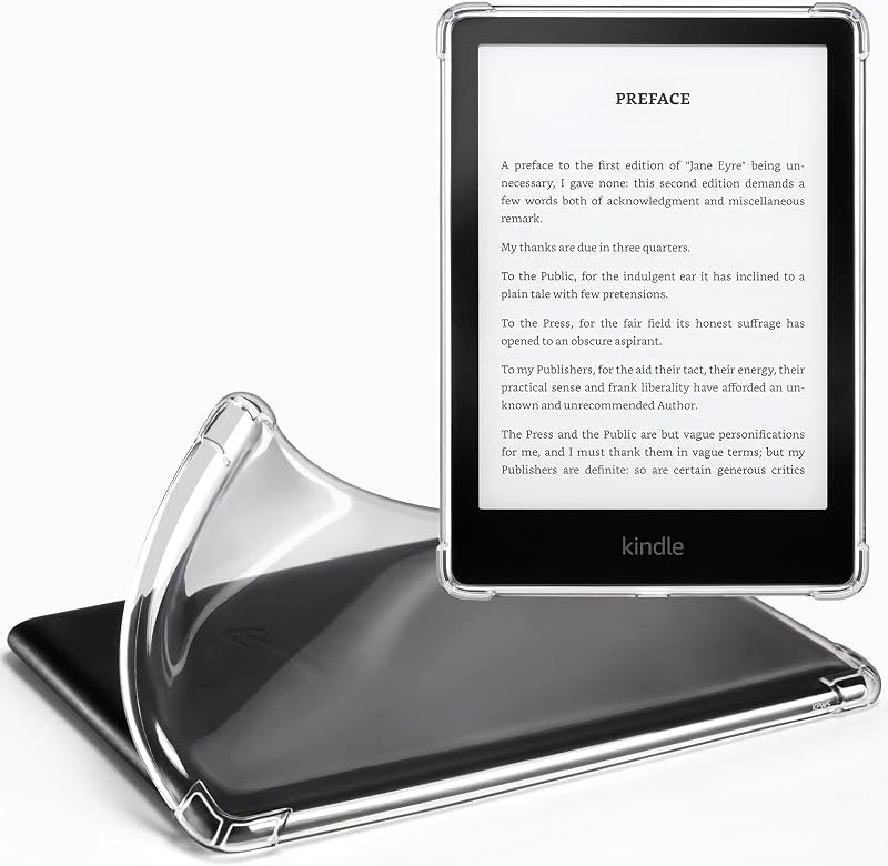 CoBak Clear Case for 6.8” Kindle Paperwhite 11th 2021 & Signature Edition — Kindle Paperwhite case for kindle cases