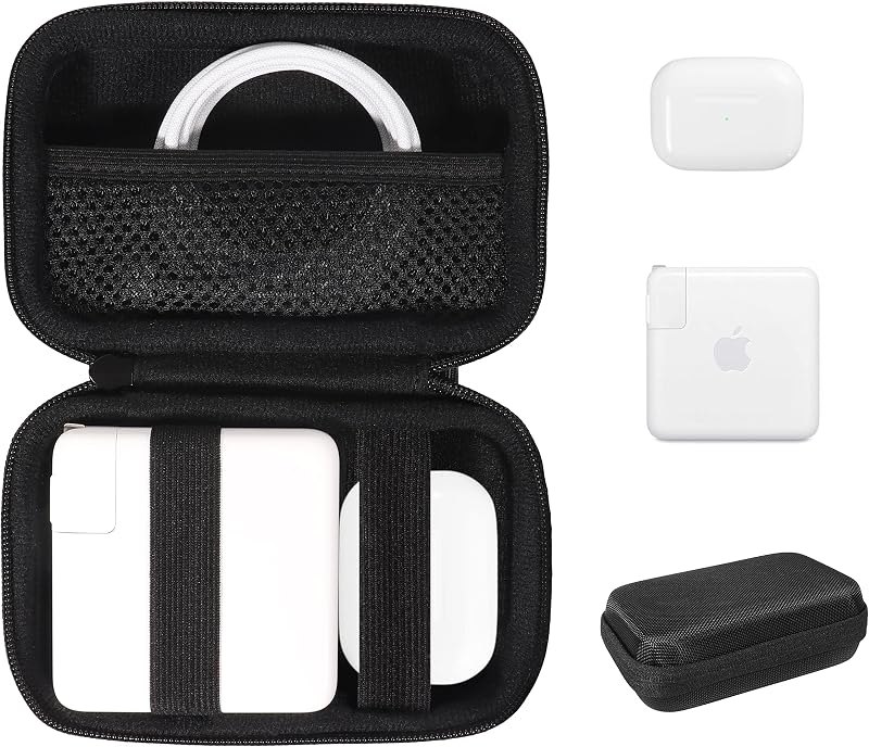 Case for MacBook Air/Pro Charger, MagSafe 1/2 Power Adapter, All iPhone 117/16/ 15 MagSafe Charger, USB C Hub, Type C