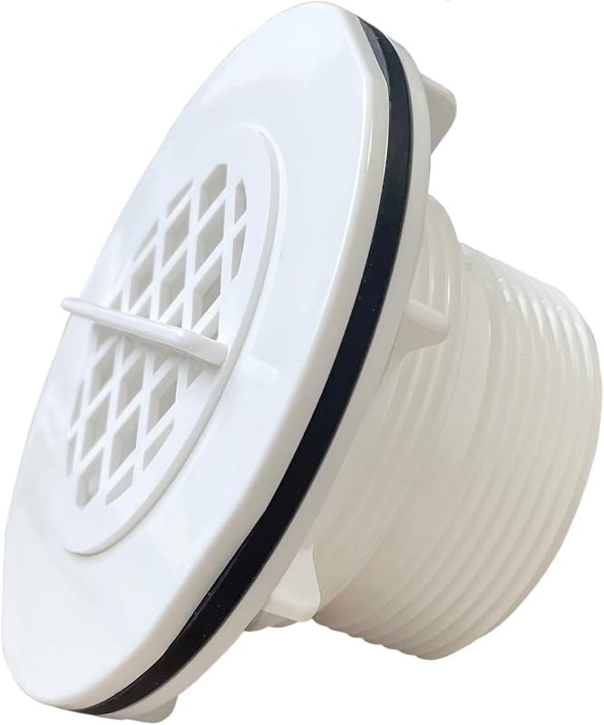 Threaded Inlet Strainer Kit for Stock Tank Pools,Stock Tank Pool Filter Kit, Intex Pool Accessories, Includes Rubber