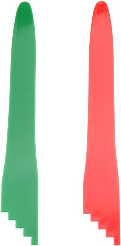 MEETOOT 2pcs Bubble Popper for Canning Kit (1 x Red + 1 x Green) Canning Supplies Canner Debubble for Canning Food —