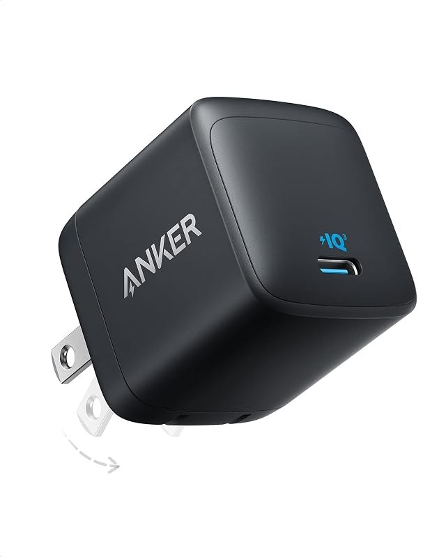 Anker 45W USB C Charger Block, Foldable PPS Fast Charger for iPhone 17/16 and More Series, Supports Super Fast
